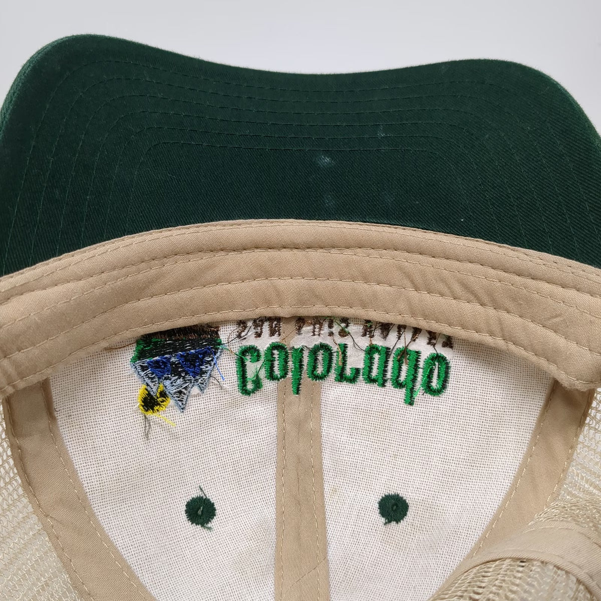 Otto Trucker Hat Beige Green One Size Colorado San Luis Valley Potatoes Snapback