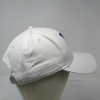Otto Johnstone Fujitsu Baseball Cap White One Size Blue Orange Red Slideback Hat