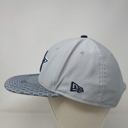 New Era 59Fifty Men's Snapback Hat Gray NFL Dallas Cowboys Embroidered Logo