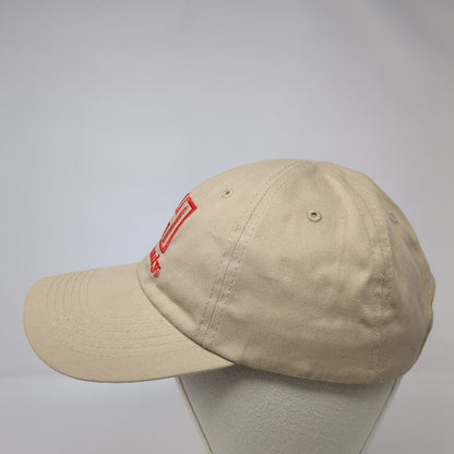 Hornady Strapback Hat Tan One Size Adjustable Embroidered 6 Panel Cotton