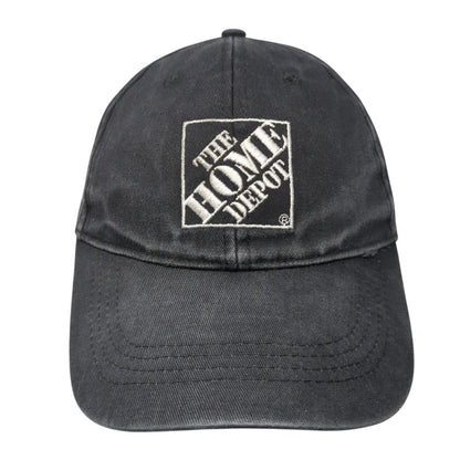 The Home Depot Slideback Baseball Cap Black One Size Adjustable Embroidered
