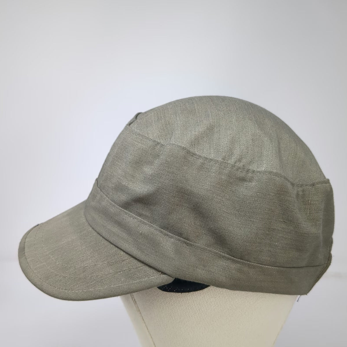 Army Cap Green One Size Adjustable Strap Solid Blank Military Cadet Twill Hat