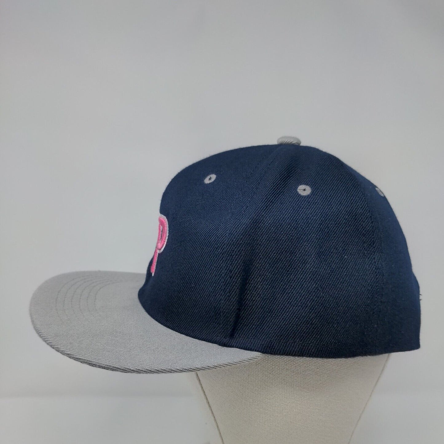 NP Pilgrims Premium Snapback Hat Blue OSFA Adjustable Embroidered Max Headgear