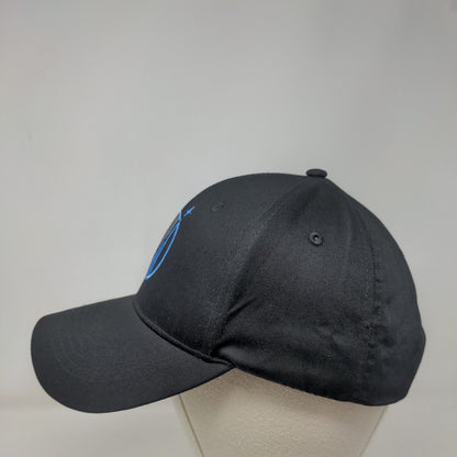 Life Surge Snapback Hat Black One Size Adjustable Embroidered 6 Panel