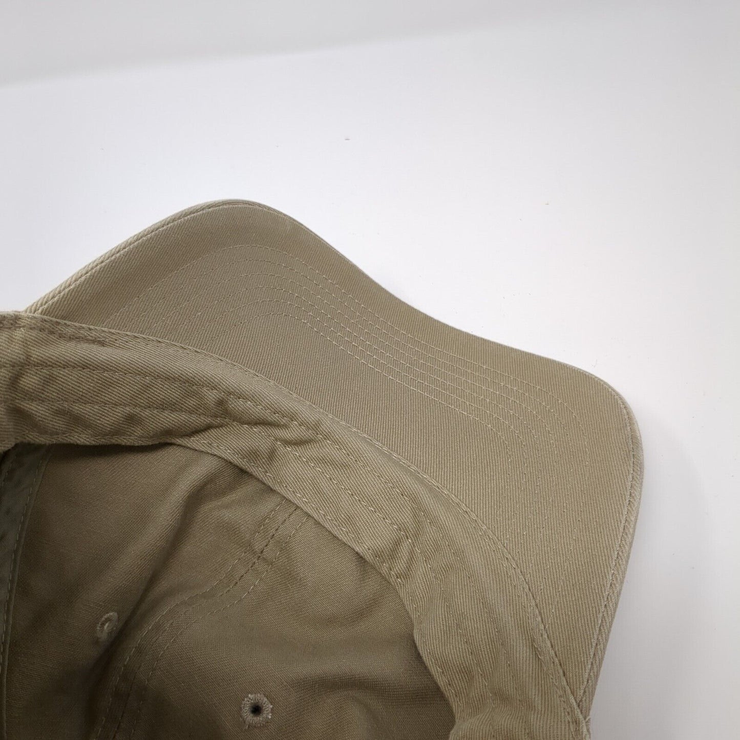 Nike Slideback Hat Tan One Size Adjustable Embroidered Swoosh 6 Panel Cotton