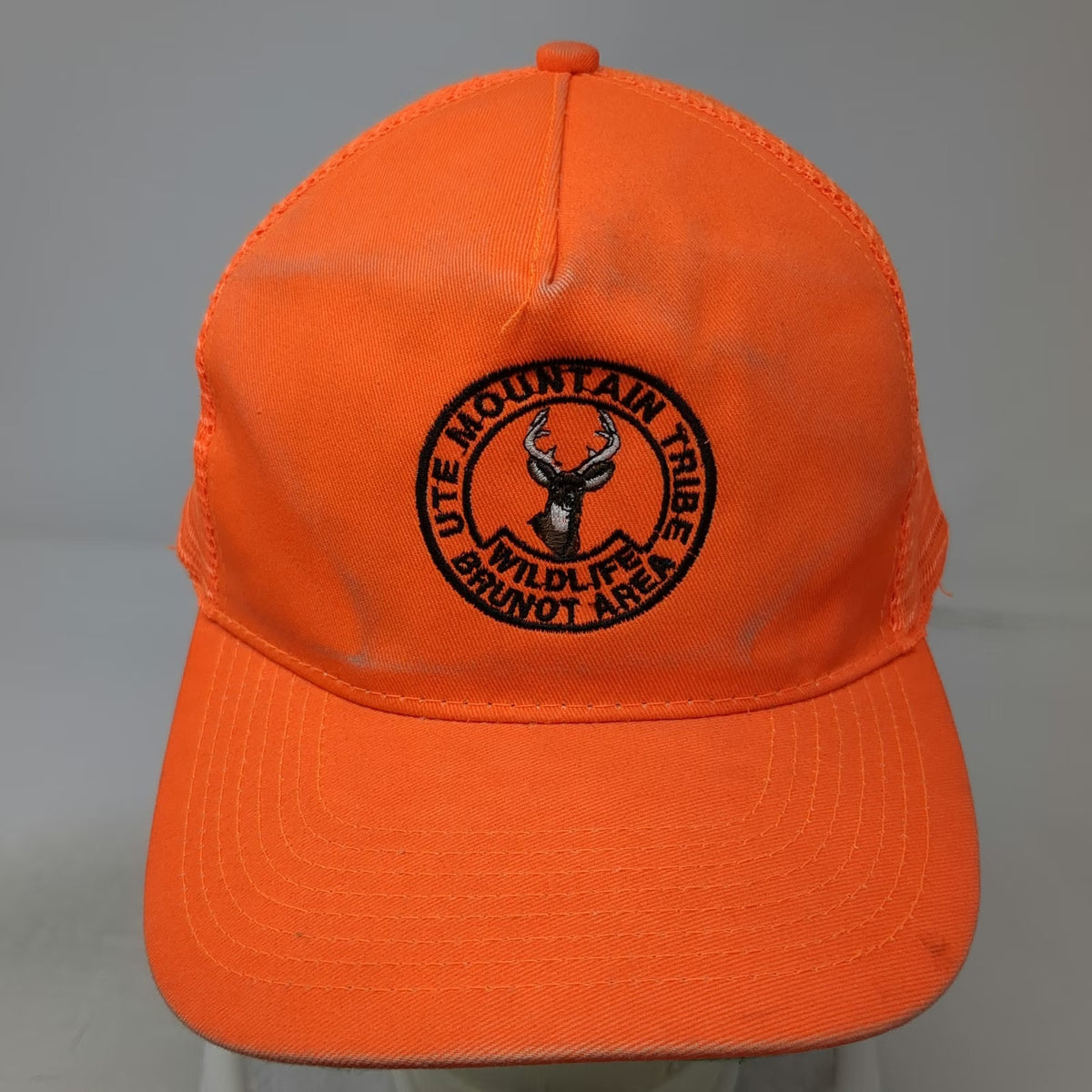 Otto Trucker Hat Orange OSFM Ute Mountain Tribe Wildlife Brunot Area Snapback