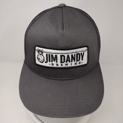 Jim Dandy Brewing Snapback Trucker Hat Gray OSFA The Classics Yupoong