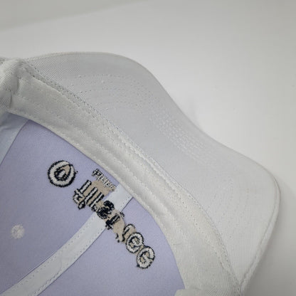First Tee Idaho Strapback Hat White One Size Adjustable Embroidered 6 Panel