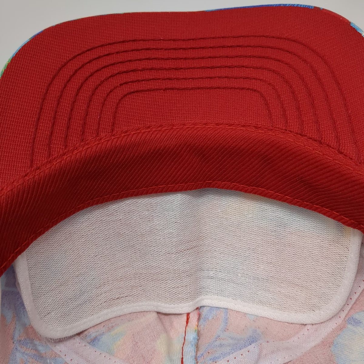 5 Panel Red One Size Tropical Palm Tree Print Cozumel Mexico Snapback Cotton Hat