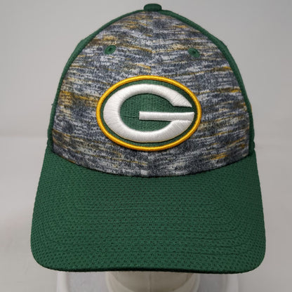New Era Green Bay Packers NFL Green Gray One Size Cap Hat 9FORTY Strapback Logo