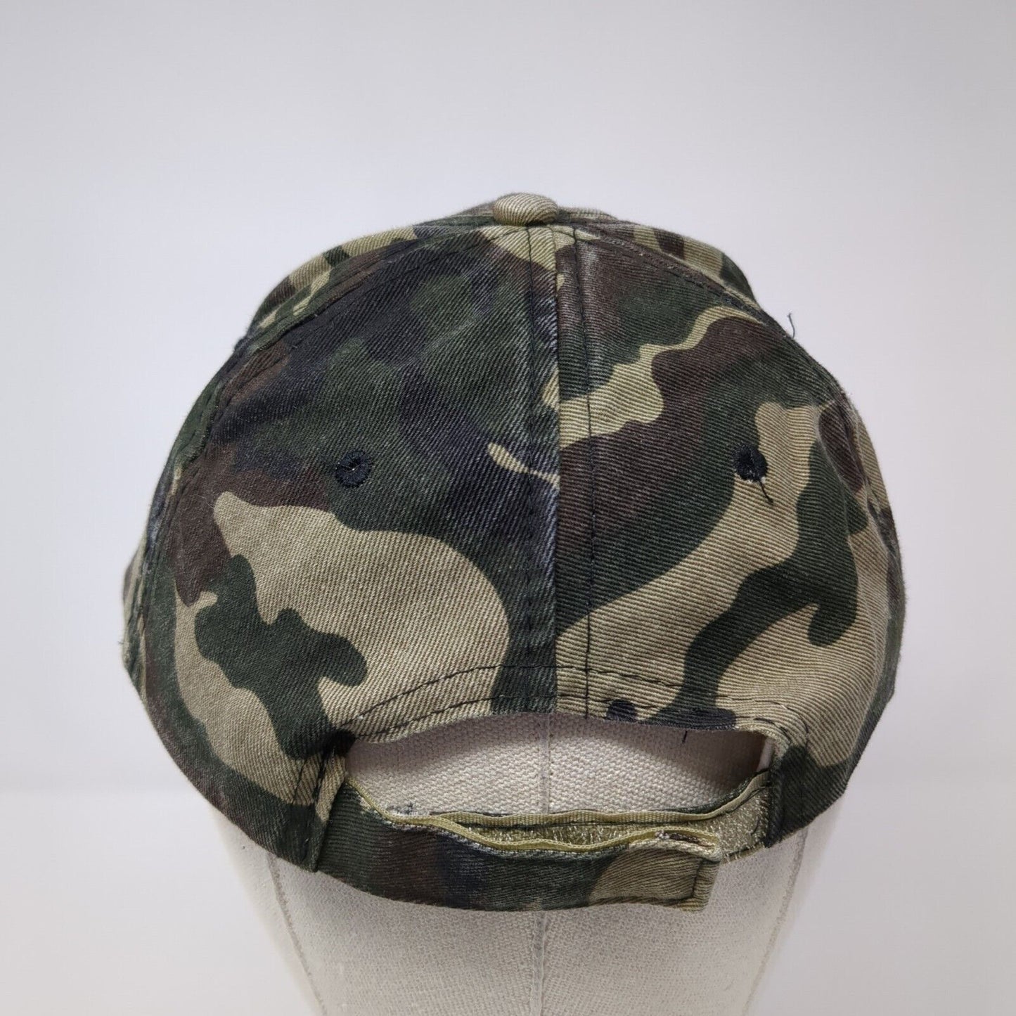 CAL Ranch Stores Strapback Hat Camo One Size Adjustable Embroidered