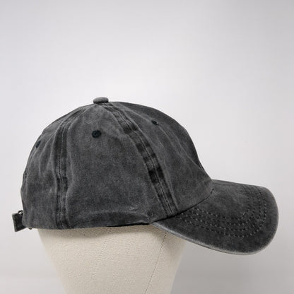 Treble Clef Notes Slideback Hat Gray One Size Adjustable Embroidered 6 Panel
