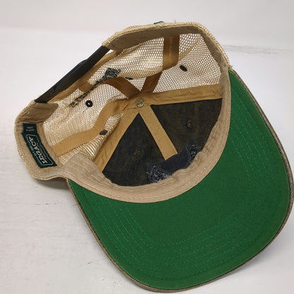 Legacy Trucker Hat Black Beige One Size Mesh Green Underbrim Guardian Snapback