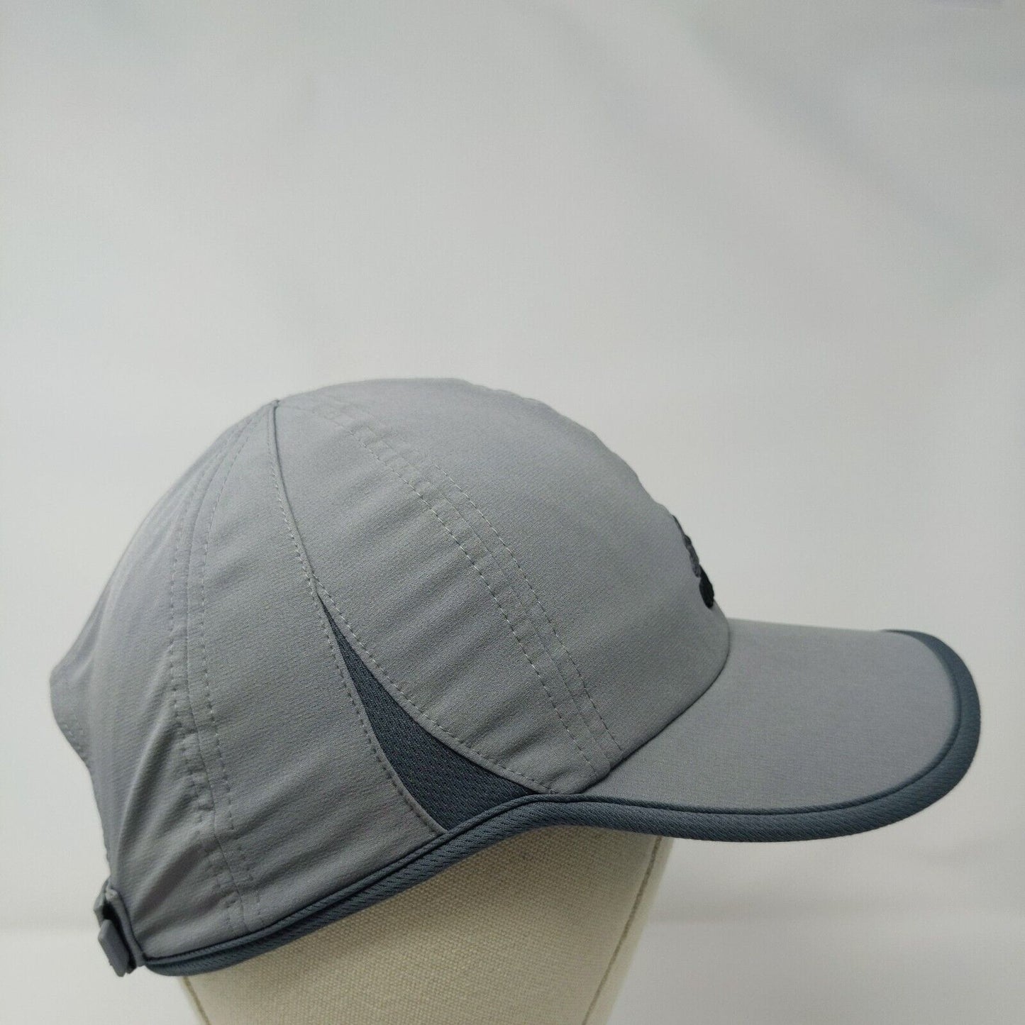 Adidas Adizero Strapback Hat Gray One Size Adjustable Breathable Climacool