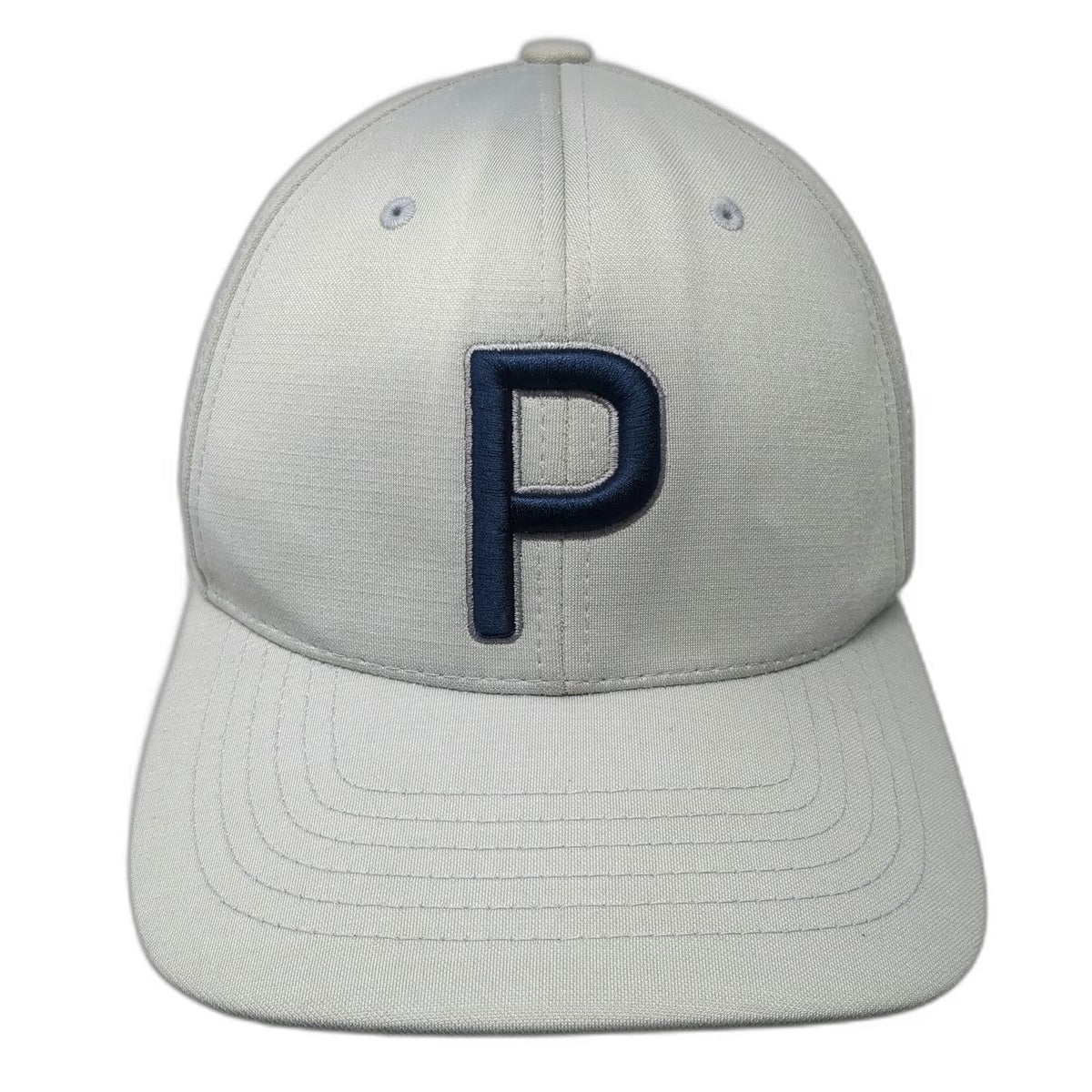 Puma Snapback Hat Gray One Size 110 Flexfit Embroidered P Tour Exclusive Golf