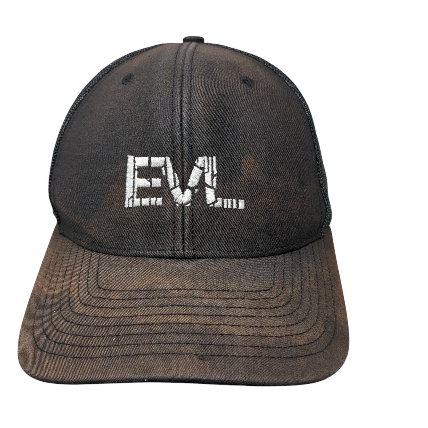 EVL Evlution Nutrition Snapback Trucker Hat Black OSFA Mesh Back Solid