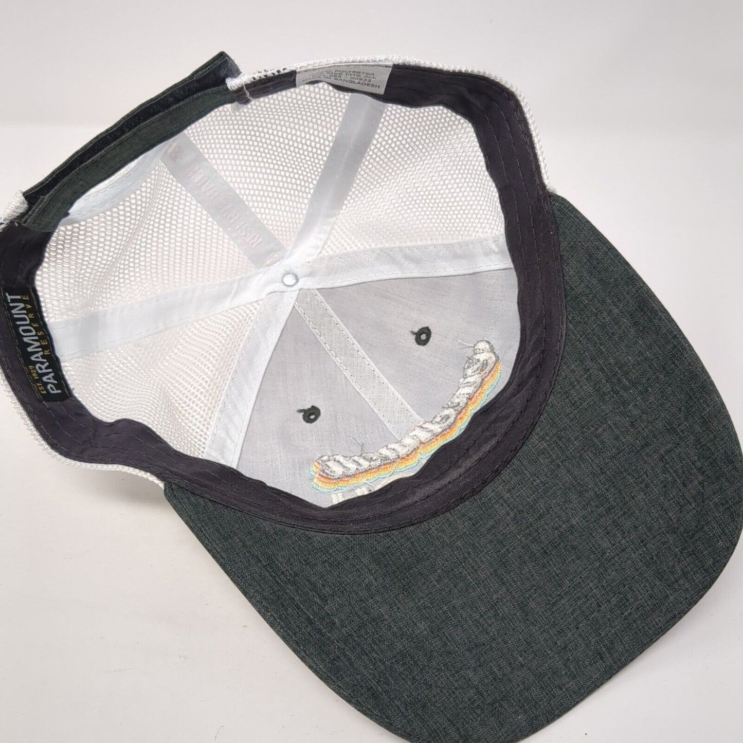 Cincinnati OH Strapback Trucker Hat Gray One Size Mesh Back Adjustable