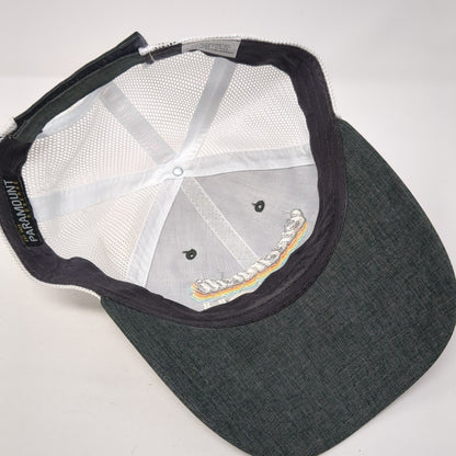 Cincinnati OH Strapback Trucker Hat Gray One Size Mesh Back Adjustable