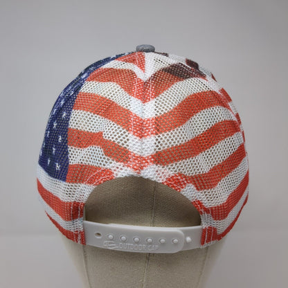 Maverick Saloon Santa Ynez Co Adult Snapback Trucker Hat Multi OS Patriotic OC