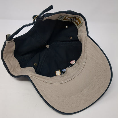 Richardson Slideback Hat Black One Size Adjustable Embroidered Style 330 Cotton