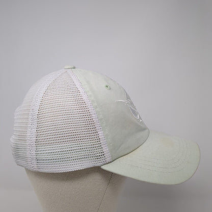Costa Del Mar Snapback Mesh Back Trucker Hat Green One Size Embroidered