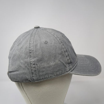 Home Free New Jersey State Outline Gray Baseball Cap Hat One Size Slideback