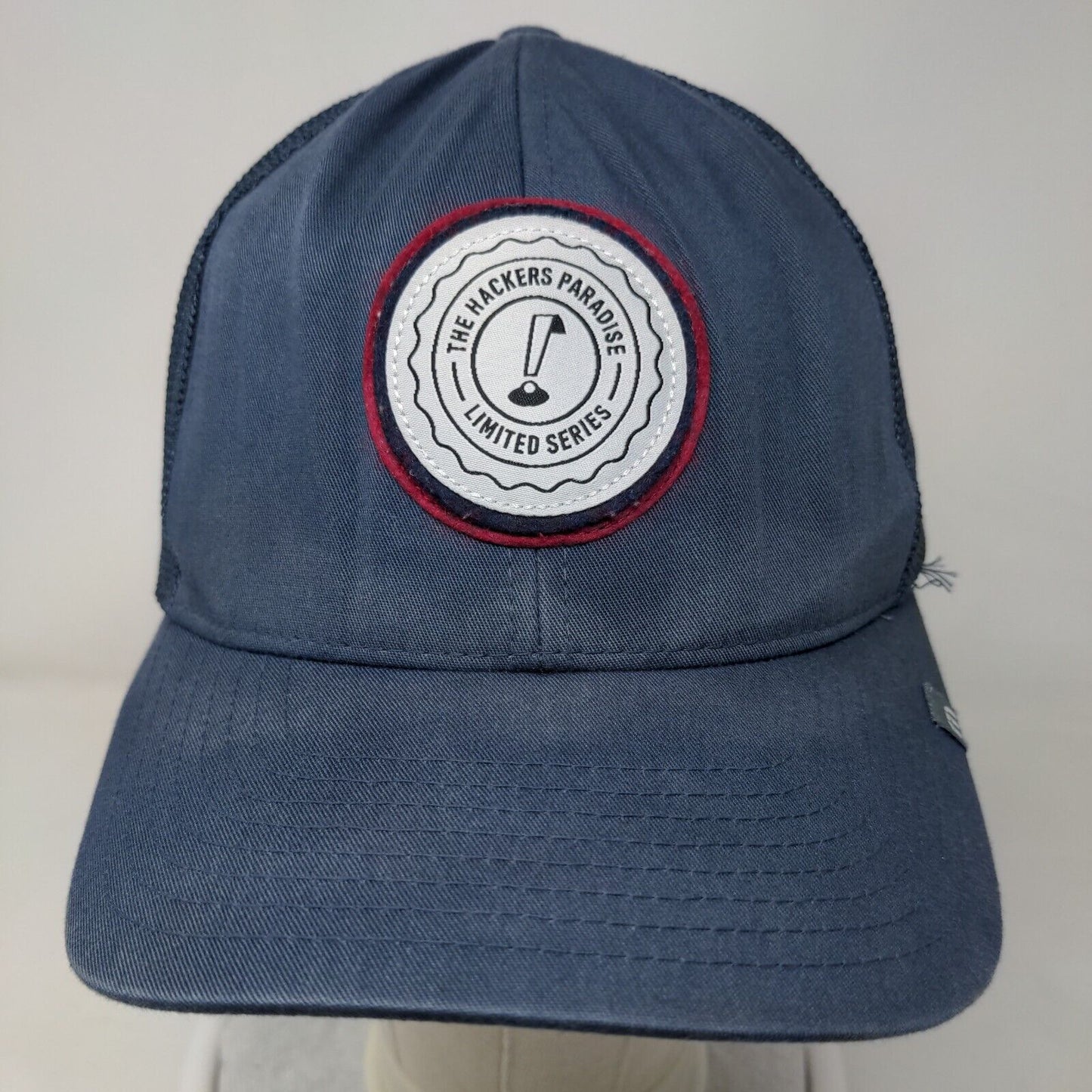 The Hackers Paradise Limited Series Snapback Trucker Hat Blue One Size Mesh Back