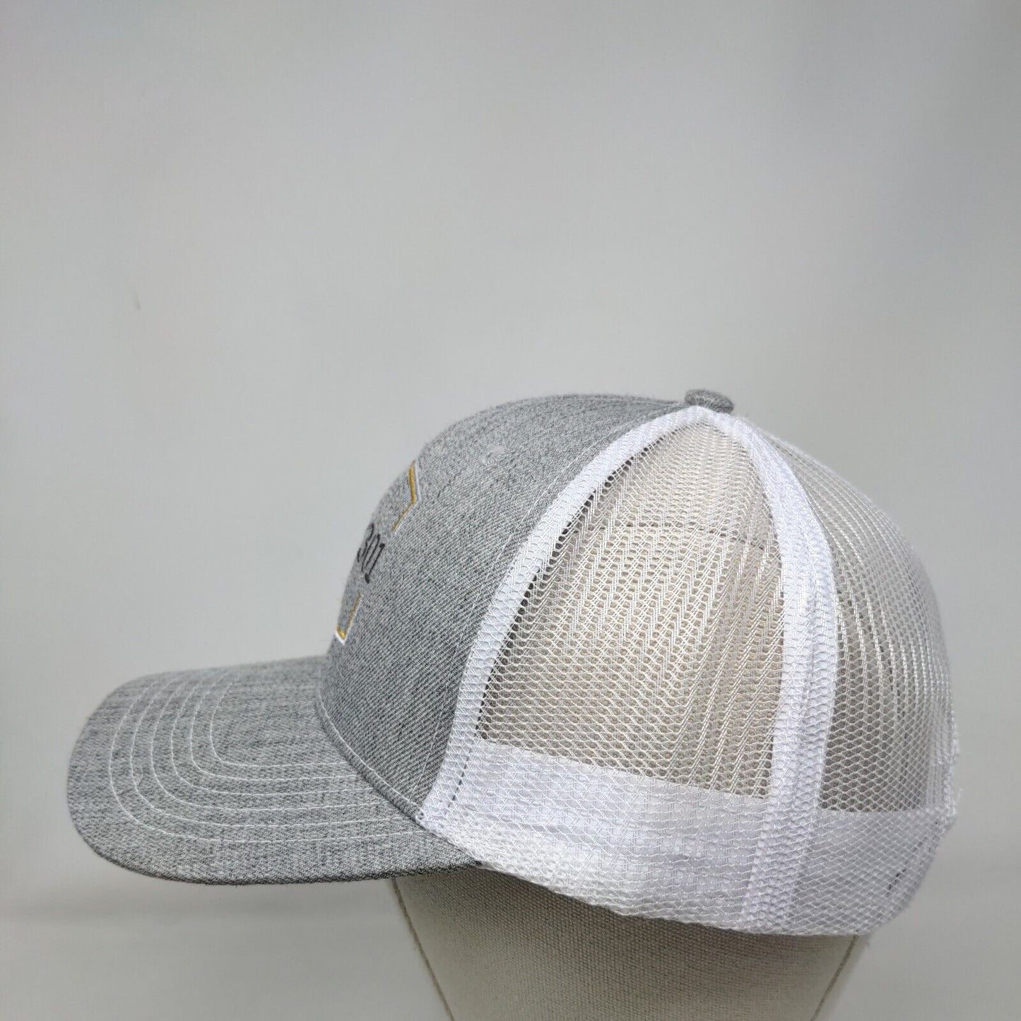 The 301 Snapback Trucker Hat Gray One Size Adjustable Mesh Back Cap America