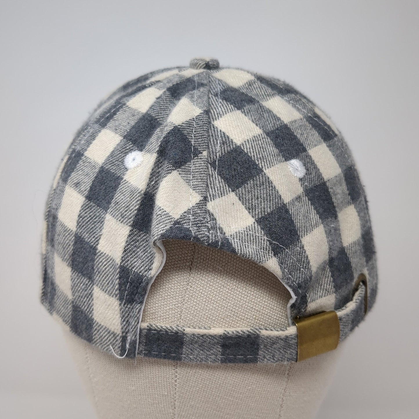 Cocus Pocus Slideback Hat Multicolor One Size Plaid Adjustable Check