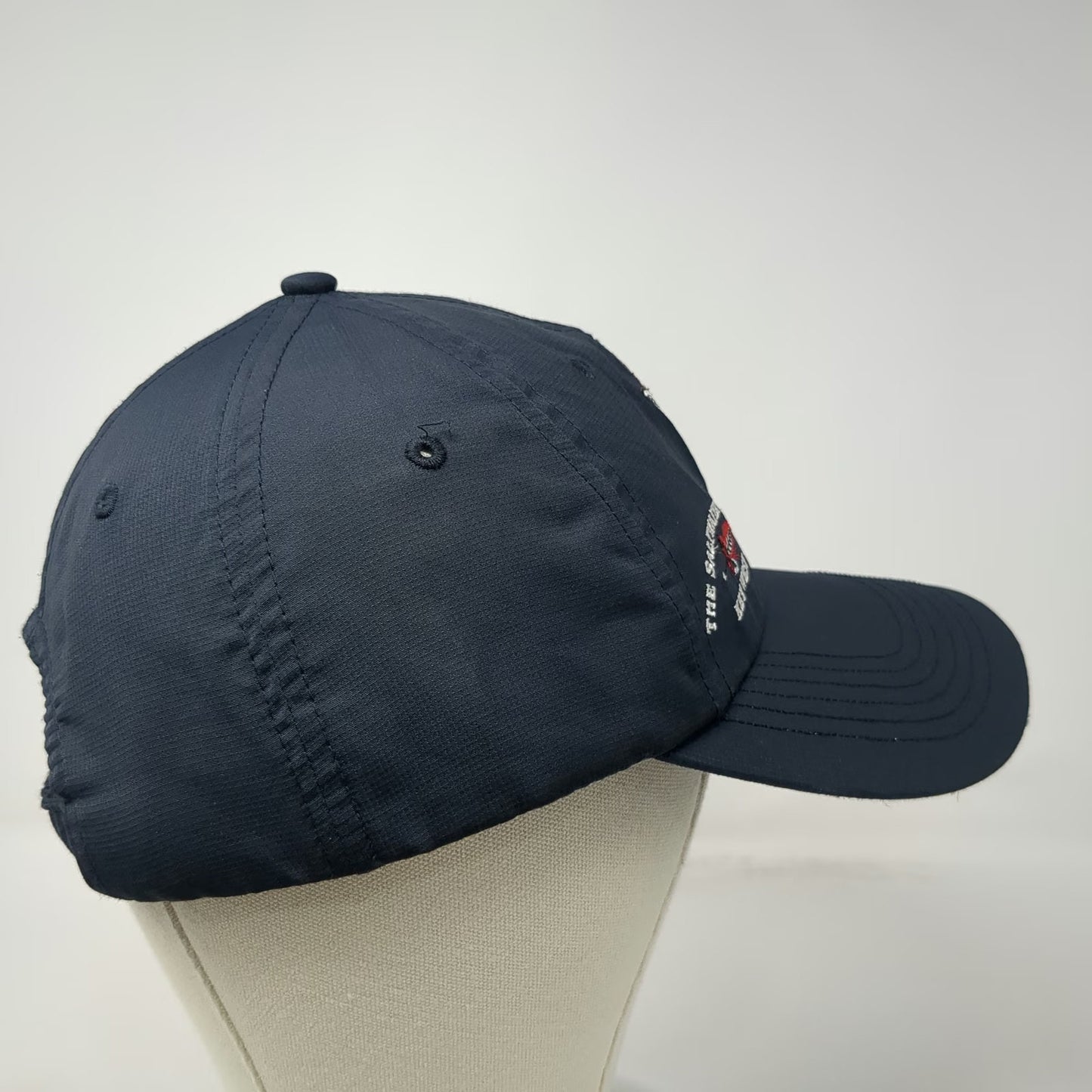 The Saltwater Angler Baseball Cap Blue One Size Embroidered Fish Key West Hat
