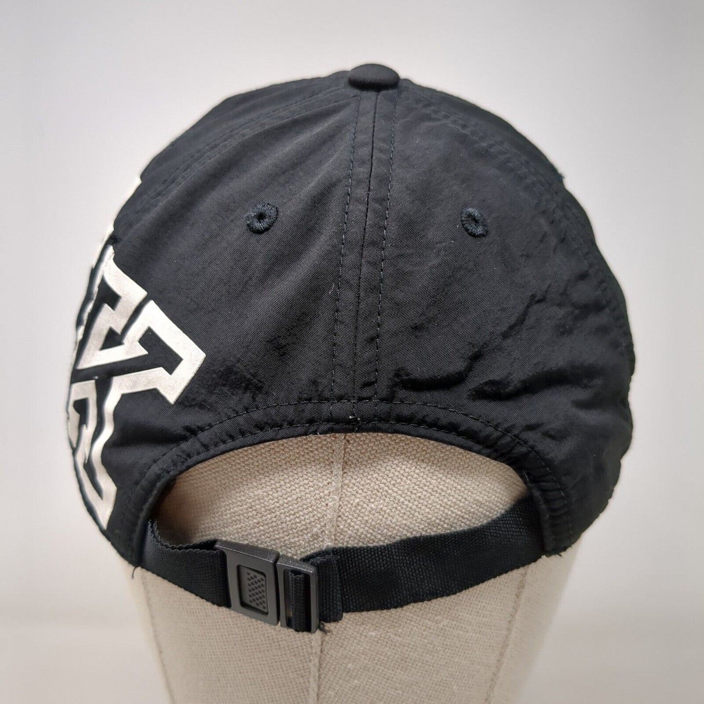 PINK Slideback Hat Black OSFA Adjustable 6 Panel Vented Holes Victoria's Secret