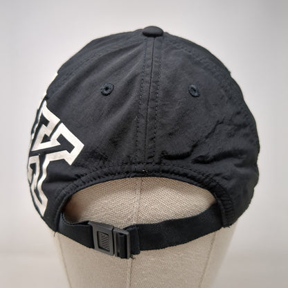 PINK Slideback Hat Black OSFA Adjustable 6 Panel Vented Holes Victoria's Secret