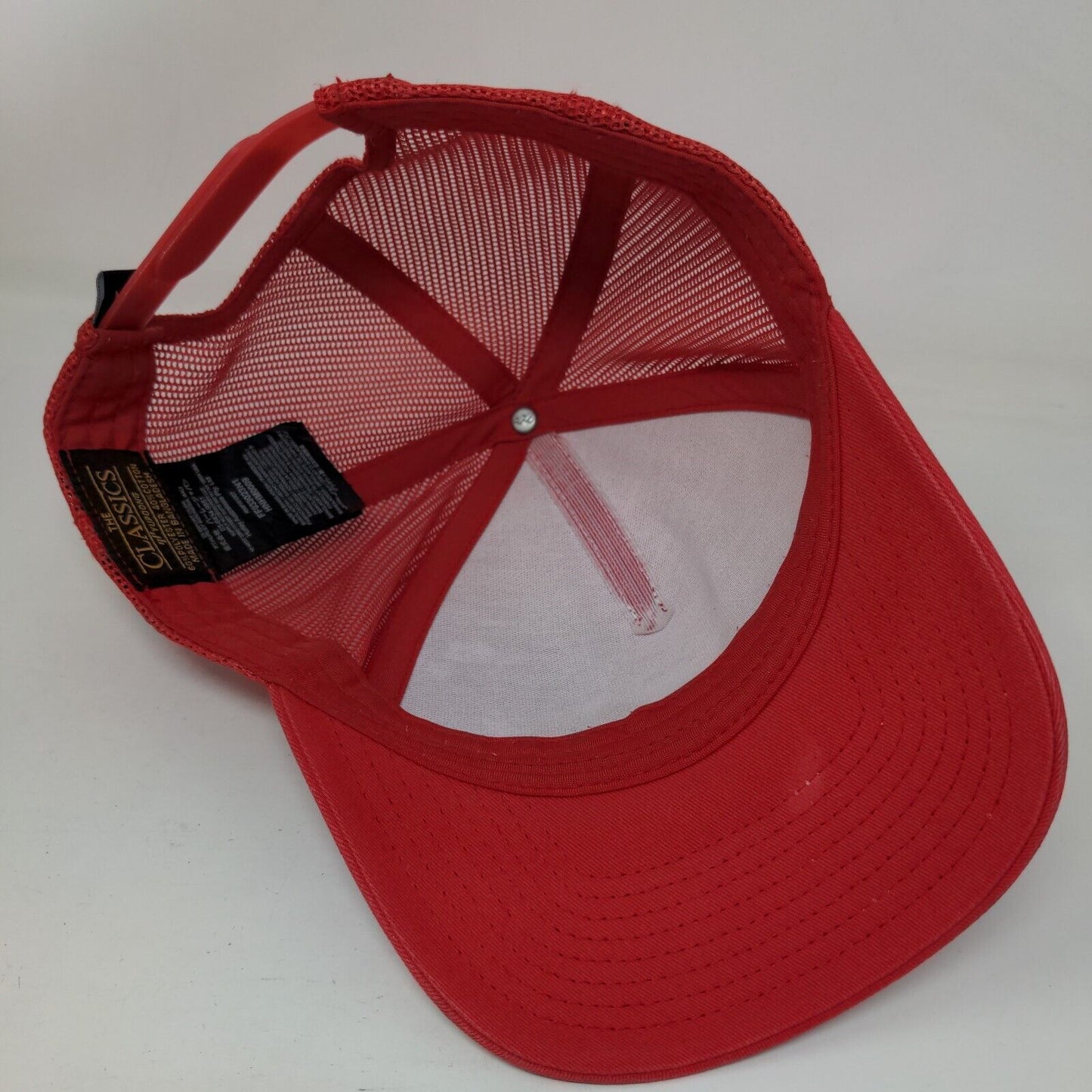 Hurley Snapback Mesh Back Trucker Hat Red One Size The Classics Yupoong