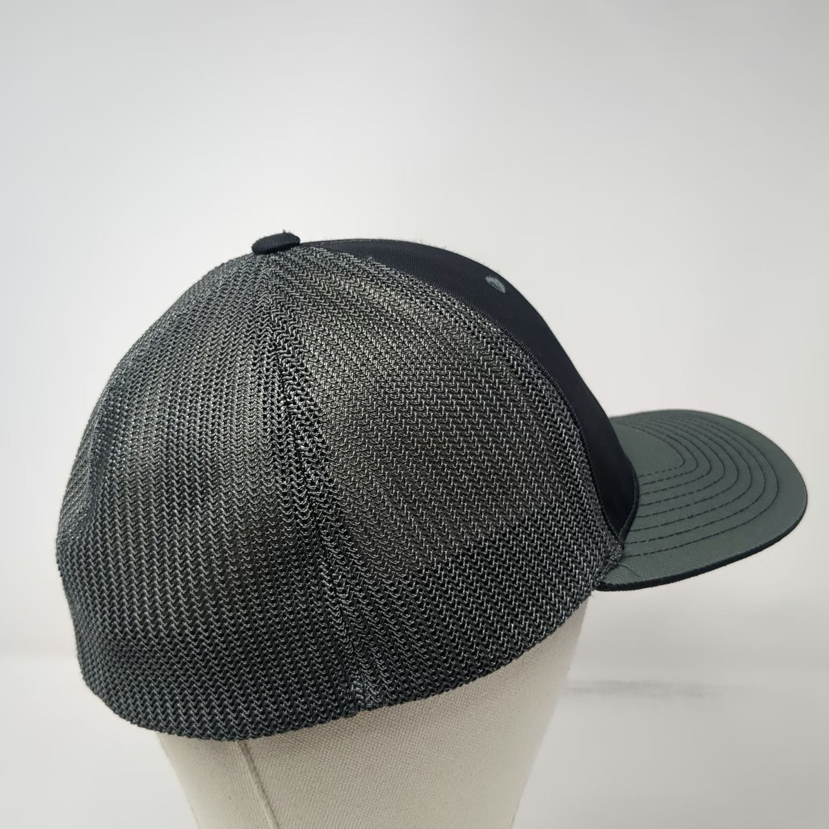 Pacific Headwear Baseball Cap Gray XL Standlee Field Service Mesh Stretch Hat
