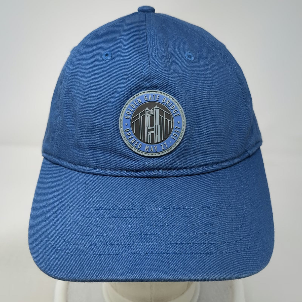 Golden Gate Bridge San Francisco 1937 Blue Baseball Cap One Size Strapback Hat