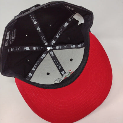 New Era Snapback Hat Multicolor OSFM Adjustable Embroidered 9Fifty 6 Panel