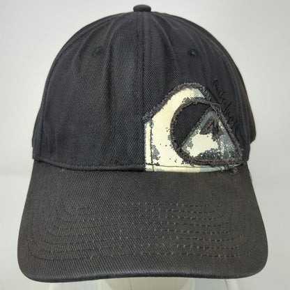 Quiksilver Baseball Cap Black One Size Fitted Embroidered Logo Underbrim Hat