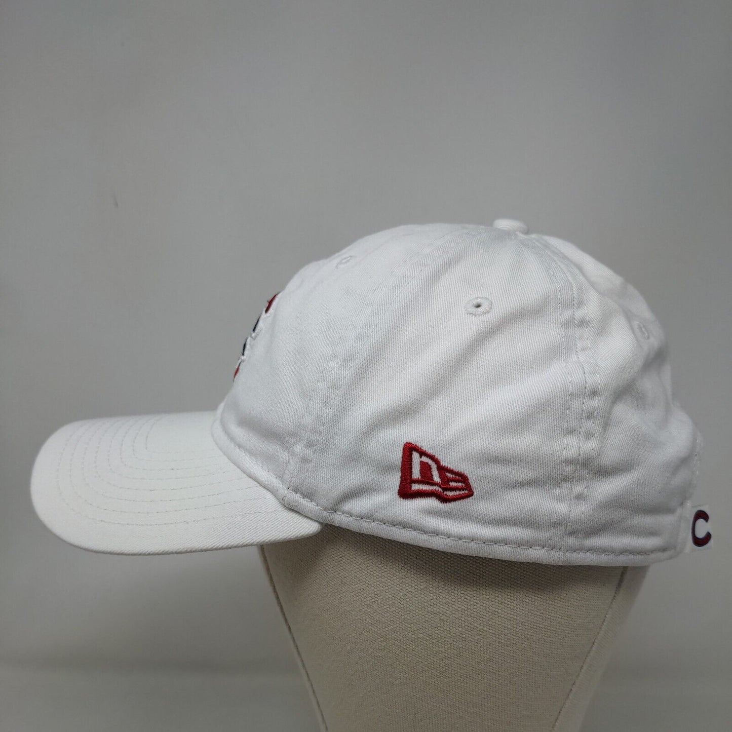 New Era 9Twenty Men's Slideback Hat White Size OSFM Chicago Cubs Logo