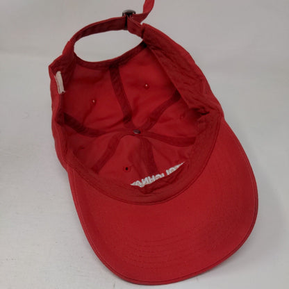 Stolichnaya Russian Vodka Slideback Hat Red One Size Adjustable Embroidered