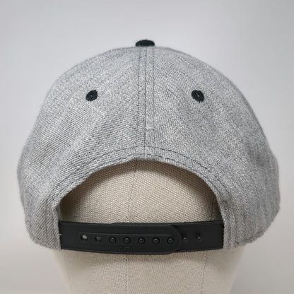 OTTO Snapback Hat Gray Black One Size Flat Brim Nayborhood Patch Logo 2010