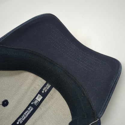 Seattle Mariners MLB New Era Baseball Cap White Blue L Mesh Back Stretch Fit Hat