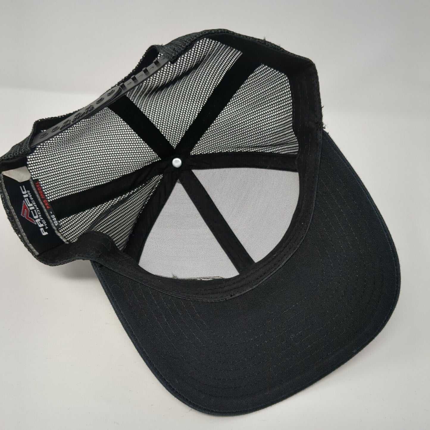 CSC Snapback Mesh Back Trucker Hat Black One Size Pacific Headwear