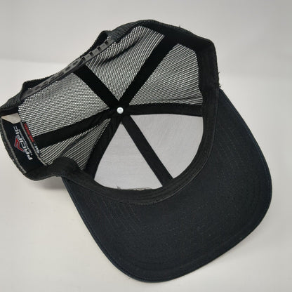 CSC Snapback Mesh Back Trucker Hat Black One Size Pacific Headwear