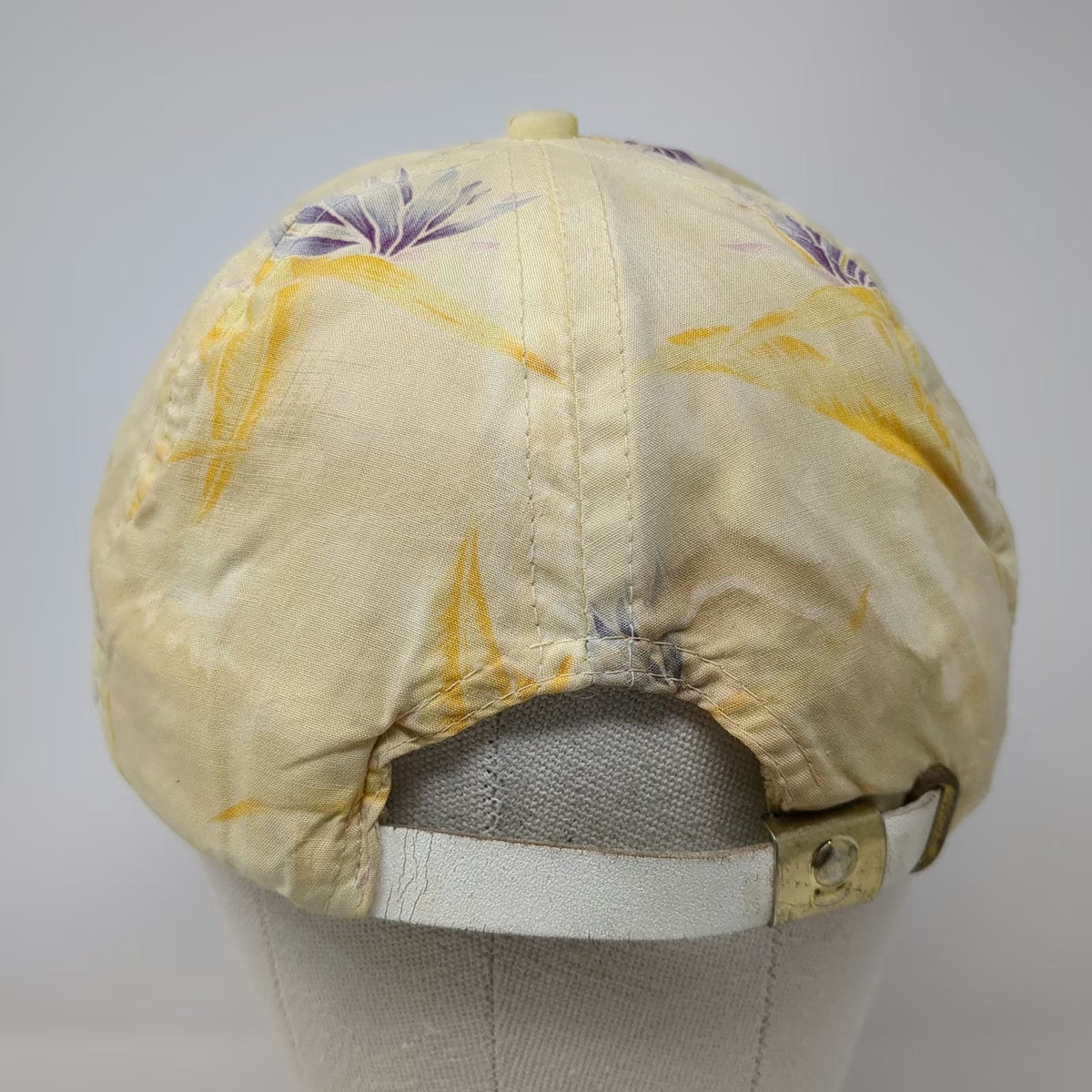 Imperial 5 Panel Yellow One Size The Olympic Club Floral Rope Brim Golf Logo Hat
