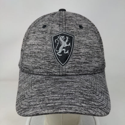 Flagler College Fitted Hat Gray OSFM Embroidered Lion Logo The Game