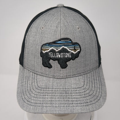 Yellowstone Snapback Mesh Back Trucker Hat Gray One Size Ouray Outdoor