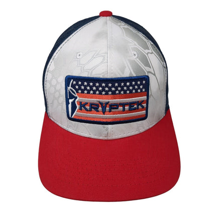 Kryptek Snapback Trucker Hat Multicolor OS Patriotic Mesh Back Outdoor Cap