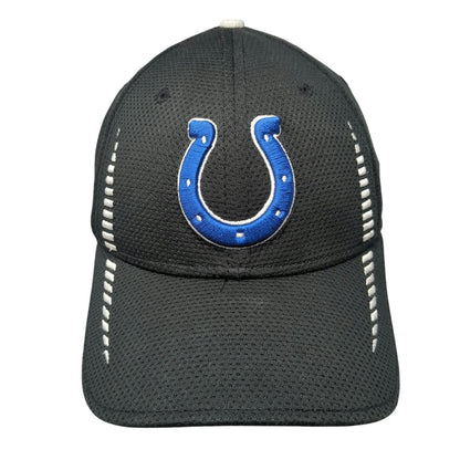 Indianapolis Colts NFL New Era 39THIRTY Cap Black M Stretch Fit Horseshoe Hat