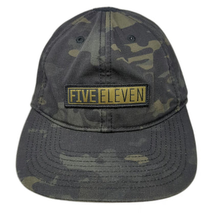 5.11 Tactical Baseball Cap Black One Size MultiCam Camo Strapback Logo Patch Hat