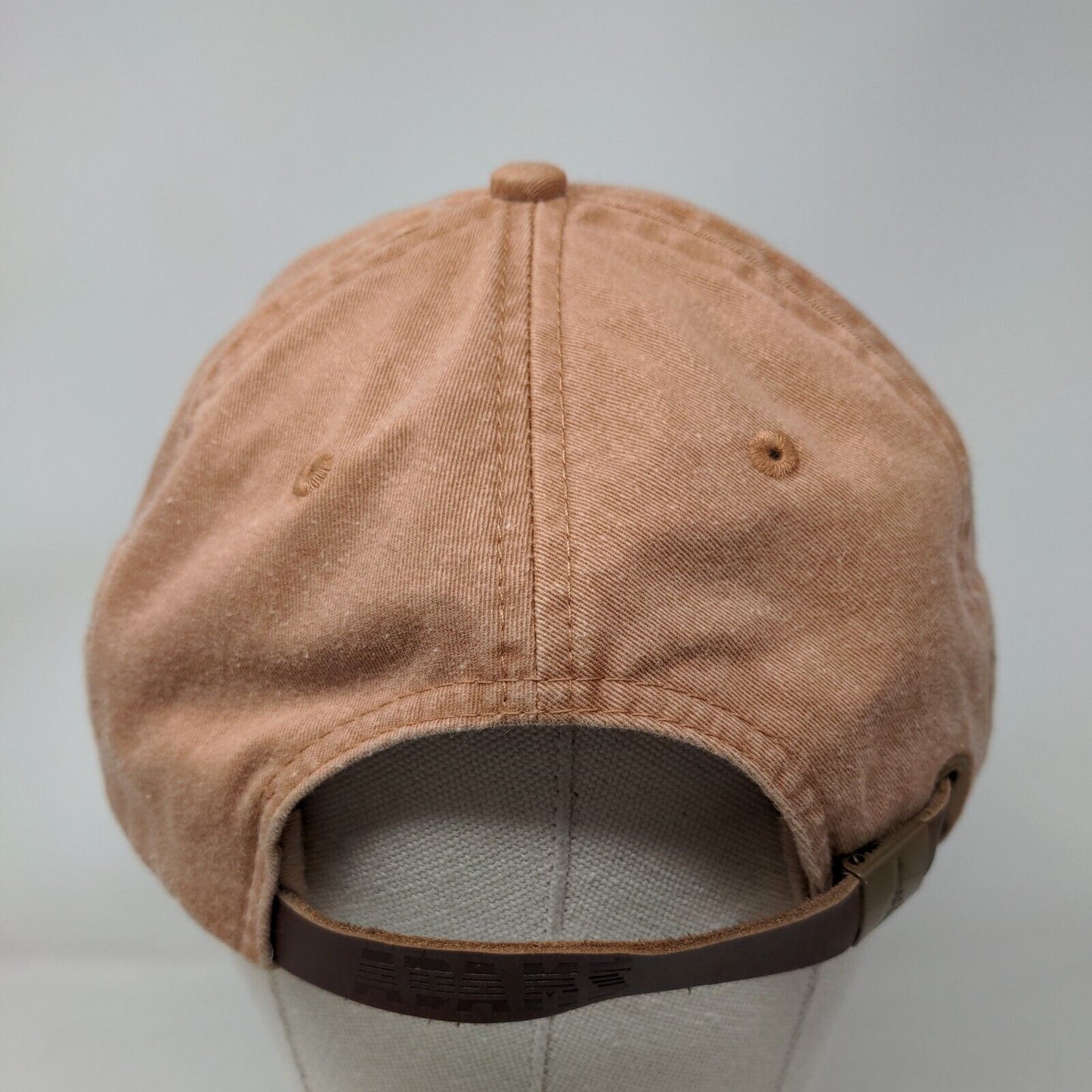 Nice To Meat You Slideback Hat Brownish-Orange One Size Leather Strap
